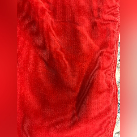 Theory Red Flare Corduroy Pants, size 4 - Picture 6 of 7